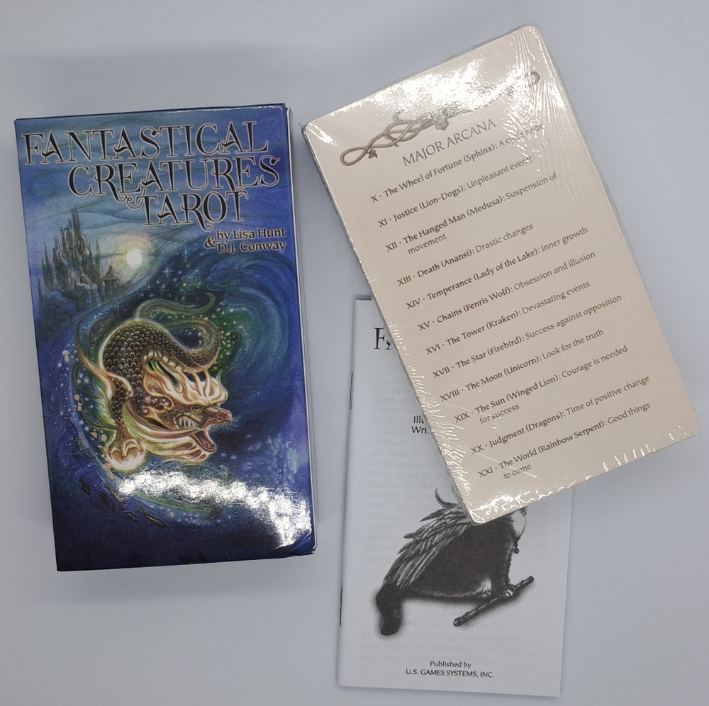 SOLD OUT!!!   Fantastical Creatures Tarot A 78-Card Deck